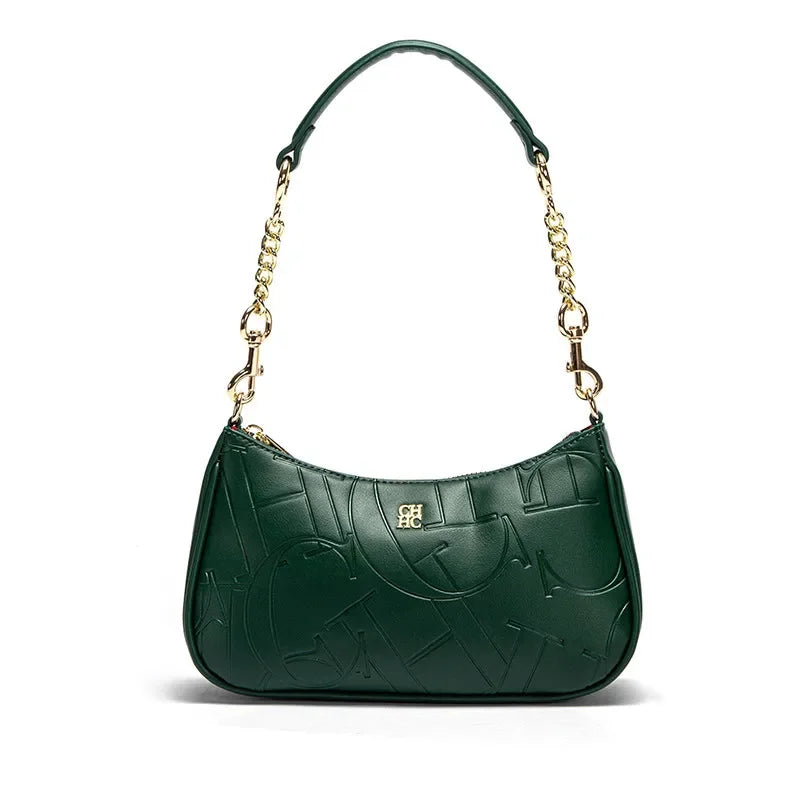 CH Ladies Handbag Business Luxury Brand Fashion Classic Retro Design Ladies New Printed Pattern High Quality Ladies Armpit Bag