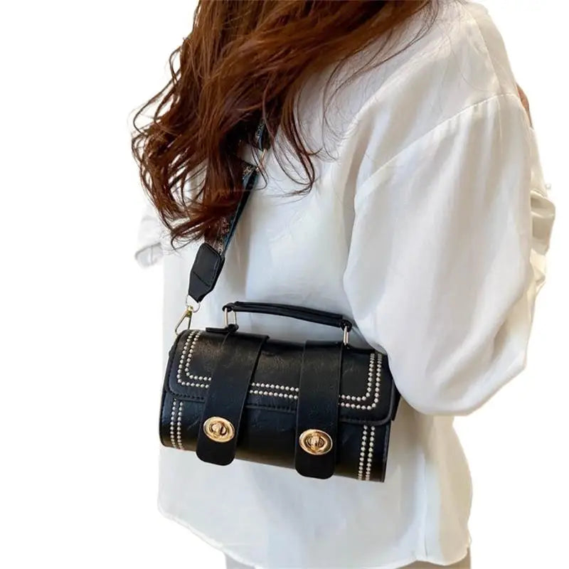 Retro Handbag Tubular Bag Simple Women's Commuter Shoulder Bag Ladies Fashion Trendy Crossbody Bag Elegant Minimal Tote Bag Gift