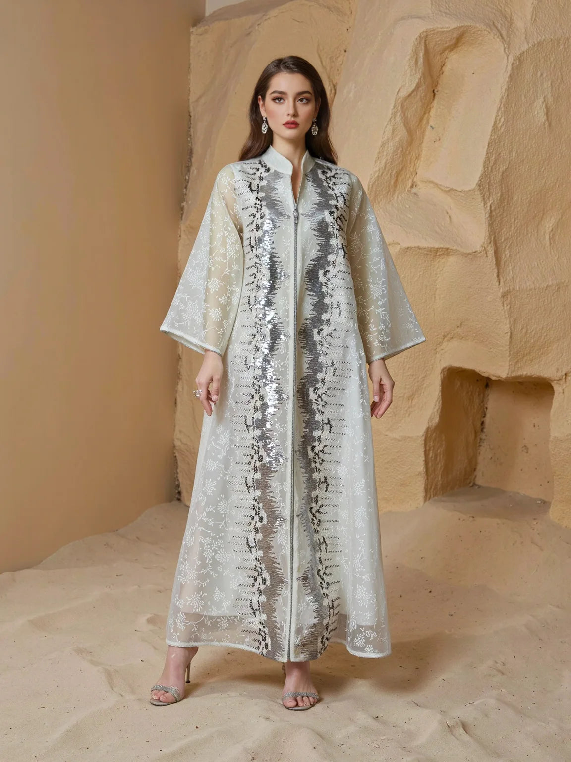 Spring New Women Dress Muslim Abaya Dubai Elegant Vestidos Largos Ramadan Party Caftan Women Evening Dresses Morocco Kaftan Robe