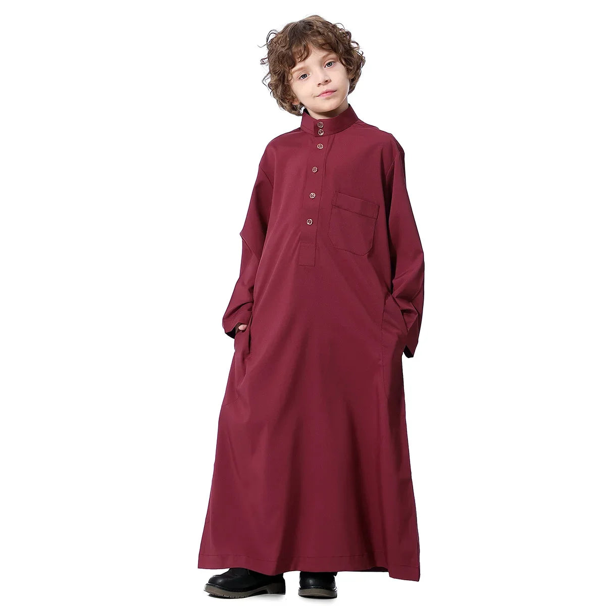Abaya Dubai Long Robe Boys Jilbab Khimar Turkey Ramadan Muslim Clothes Kaftan Moroccan Islam Hijab Abayas Arab Islamic Clothing