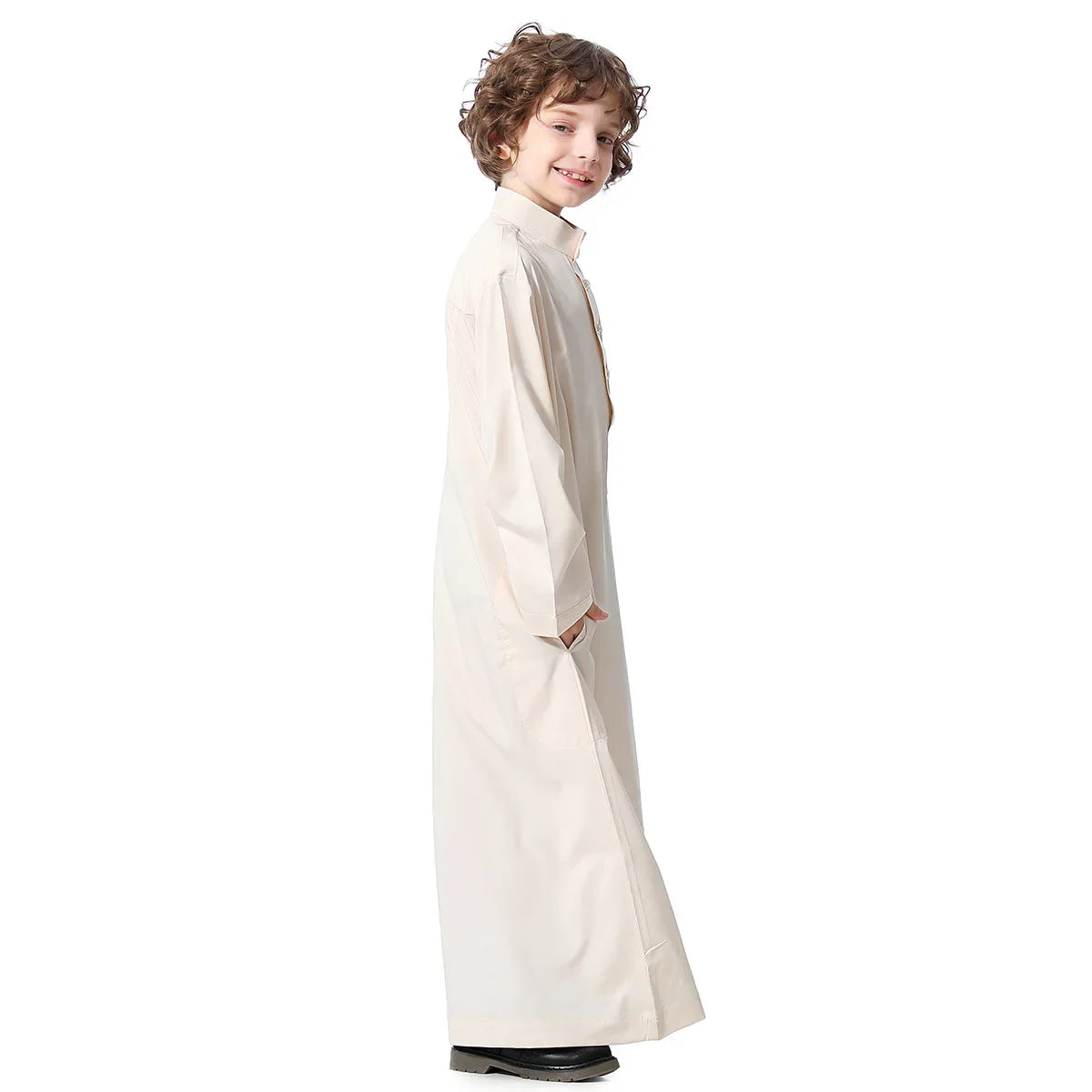 Abaya Dubai Long Robe Boys Jilbab Khimar Turkey Ramadan Muslim Clothes Kaftan Moroccan Islam Hijab Abayas Arab Islamic Clothing