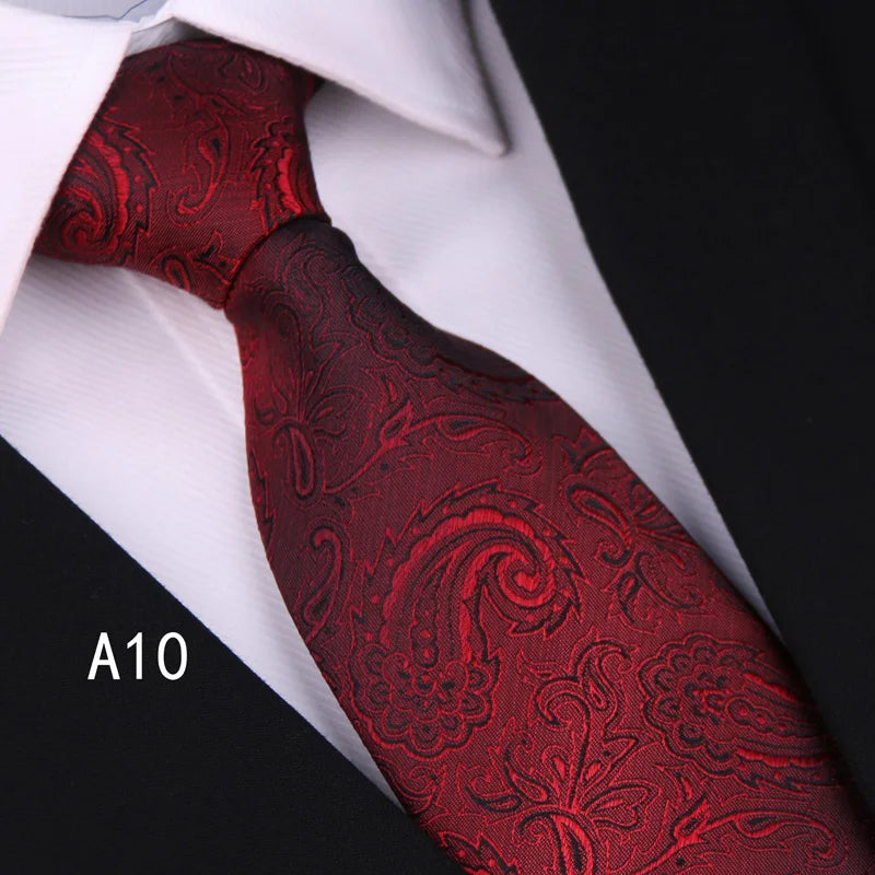 High Quality 100% Real Silk Tie For Men's Business Banquet Formal Shirt Accessories With Fashionable Striped Pattern 8CM Necktie