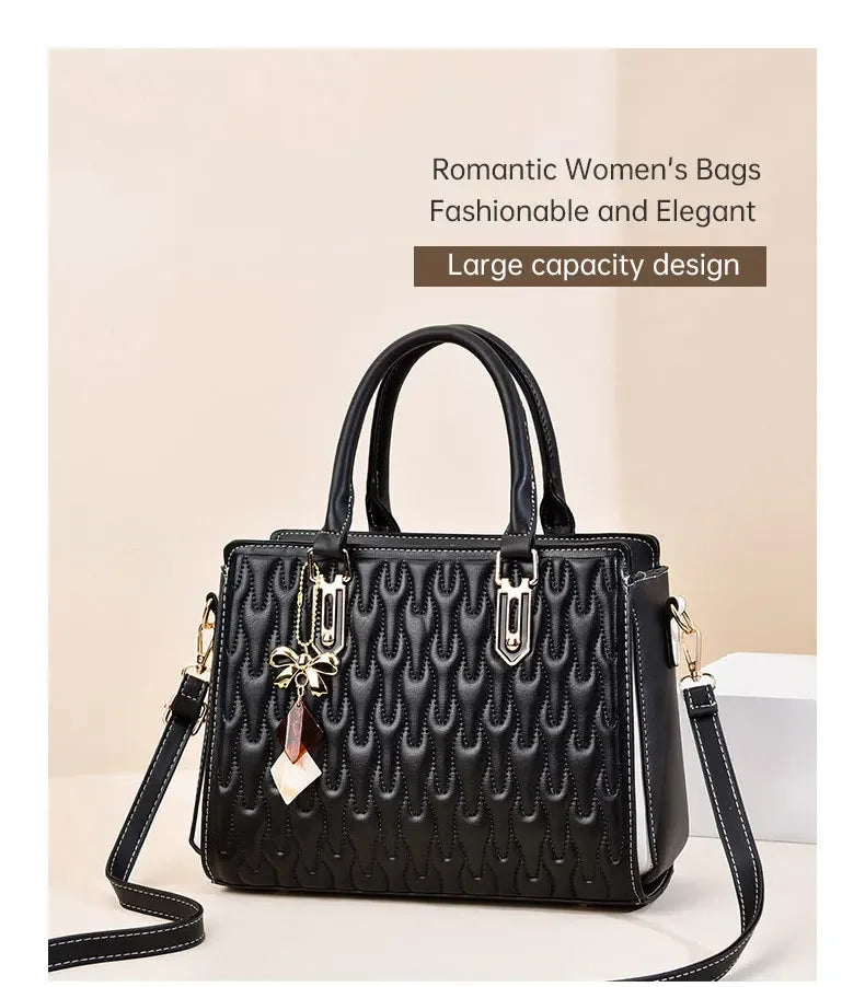 Women's Tote Bag Luxury Designer Fashion Shoulder Bags Large Capacity Graceful Hand Bags for Women Casual Female Handbags