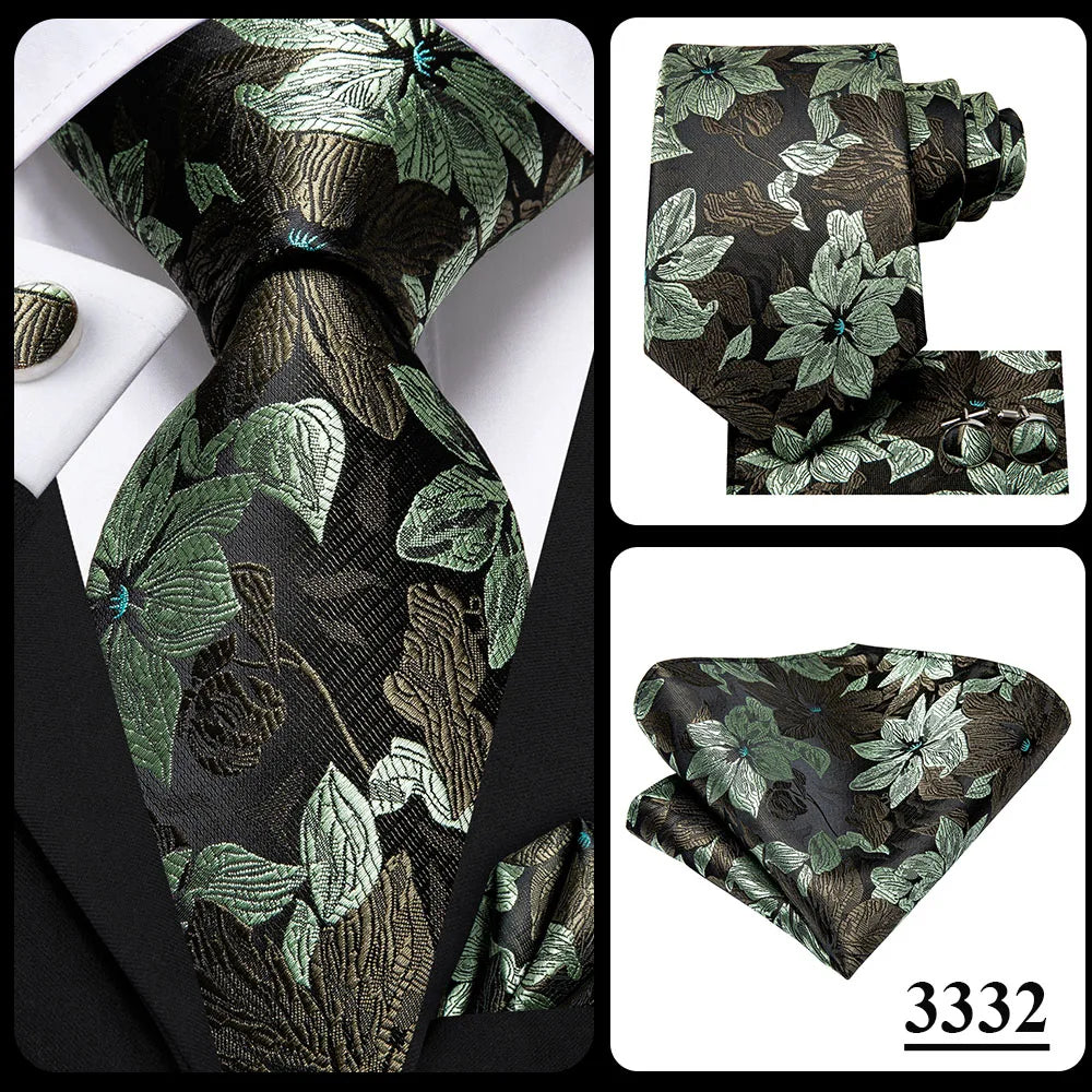 Hi-Tie Blue Business Solid Silk Men's Tie NeckTie 8.5cm Ties for Men Formal Luxury Wedding High Quality Gravata