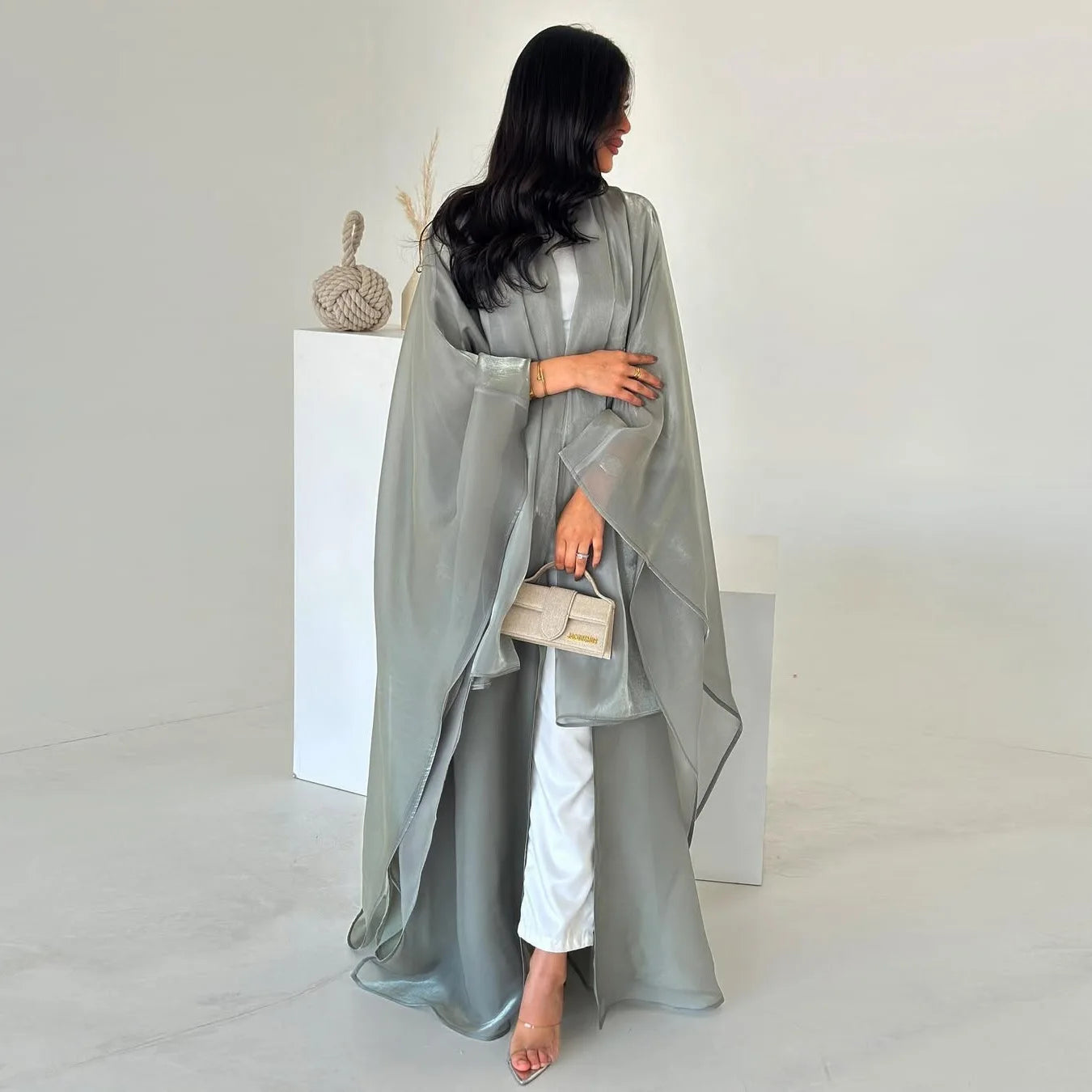 Eid  Women Abaya Muslim Cardigan Dresses Scarf Silky Abayas Ramadan Morocco Dubai Jalabiya Kaftan Vestidos Arab Long Robe 2025