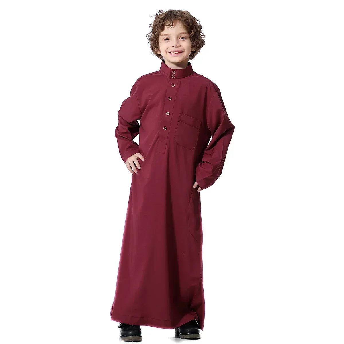 Abaya Dubai Long Robe Boys Jilbab Khimar Turkey Ramadan Muslim Clothes Kaftan Moroccan Islam Hijab Abayas Arab Islamic Clothing