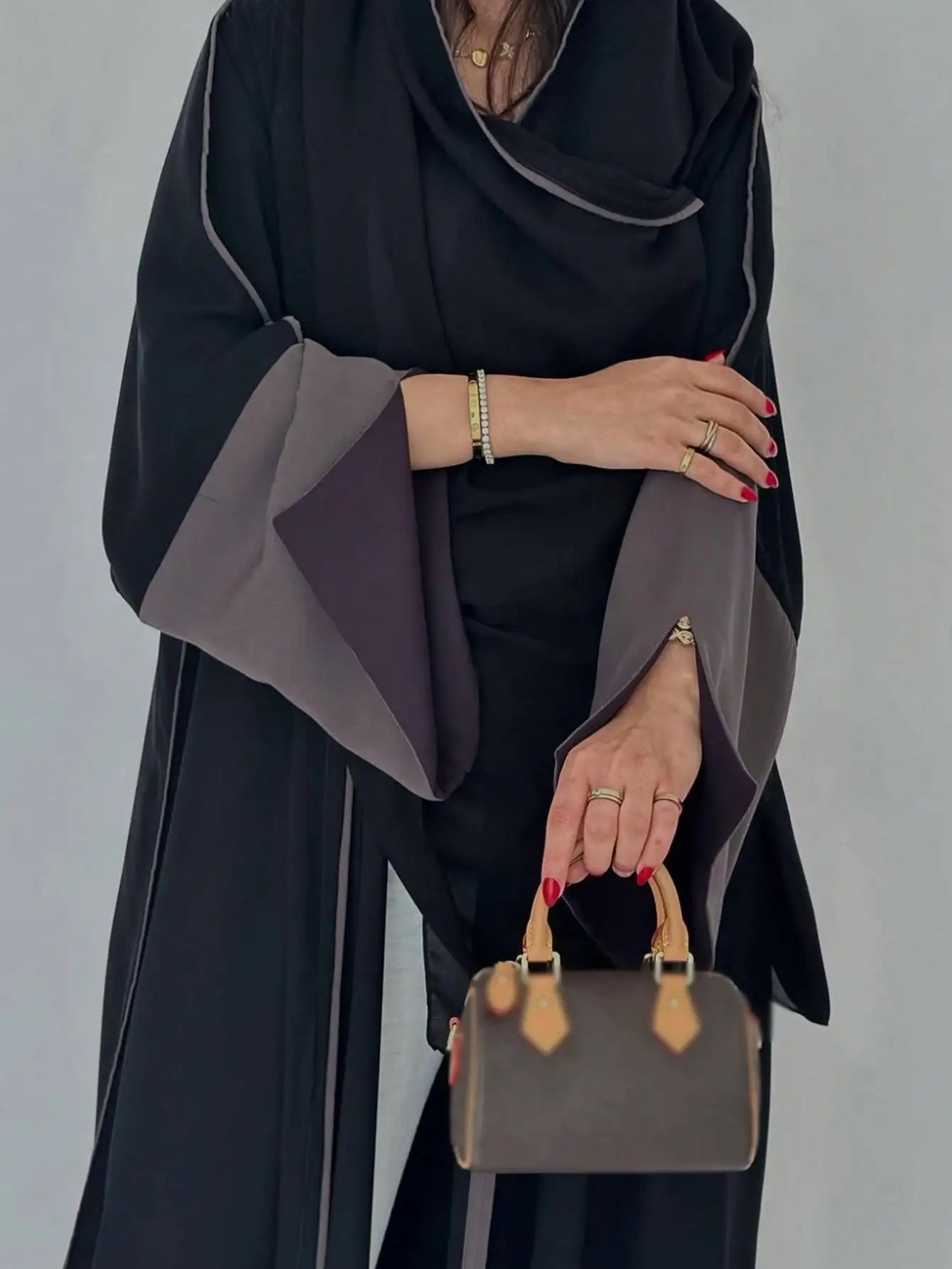 Middle Eastern Loose Abaya Muslim Full Sleeve Open Front Abayas Elegant Kaftans Women Jilbabs Arabian Islamic Maxi Dresses