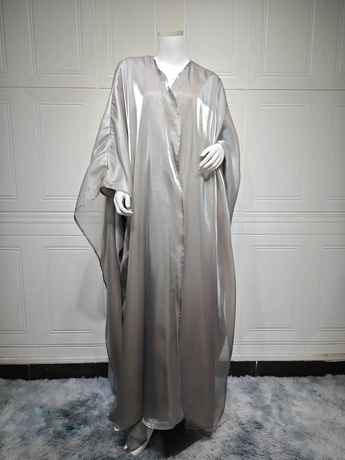 Eid  Women Abaya Muslim Cardigan Dresses Scarf Silky Abayas Ramadan Morocco Dubai Jalabiya Kaftan Vestidos Arab Long Robe 2025