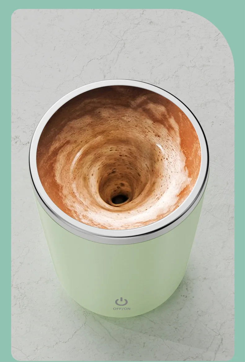 350ml Self-Stirring Mug Stainless Steel Thermal Insulation USB Rechargeable Auto Magnetic Mug Waterproof Self Mixing Coffee Cup