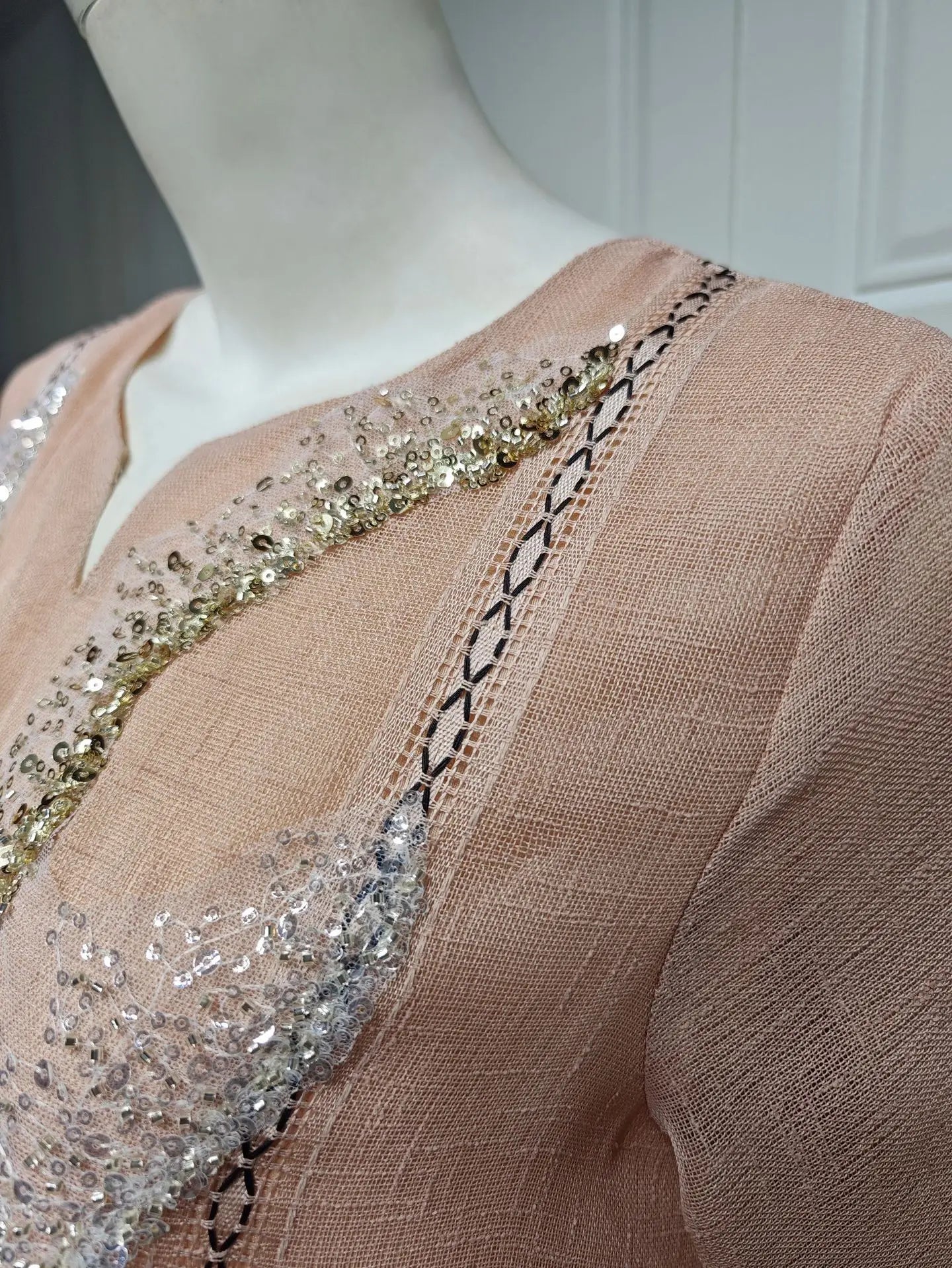 Uni Abaya Dubai Luxury Evening Dress Woman For Party Prom Modest Fashion Mesh Sequins Embroidery New in Dresses 2025