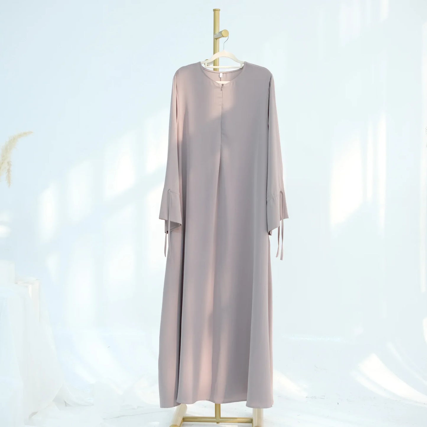 Ramadan Arabic Muslim Women Modest Dress 2025 Elegant Dubai Plain Abaya Islamic Church Clothing Fashion Loose Turkey Solid Robe