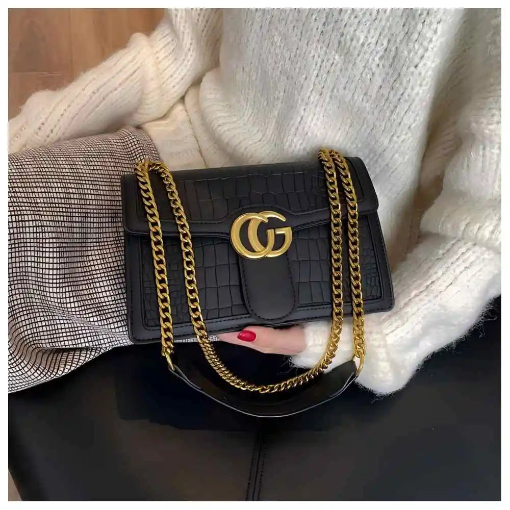 New Fashion Women's Handbag Large Capacity Extremely Simple Shoulder Bag Lightweight Handbag Luxury Commuter Bag