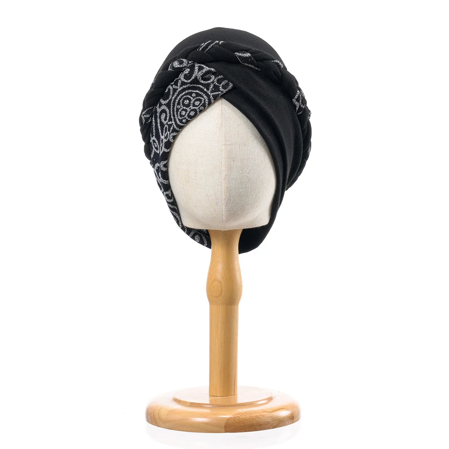 Head Scarf for Muslim Women Turban Cap Ladies Islamic Print Bonnet Hat Braid Headband Turbante Mujer Beanies Hats