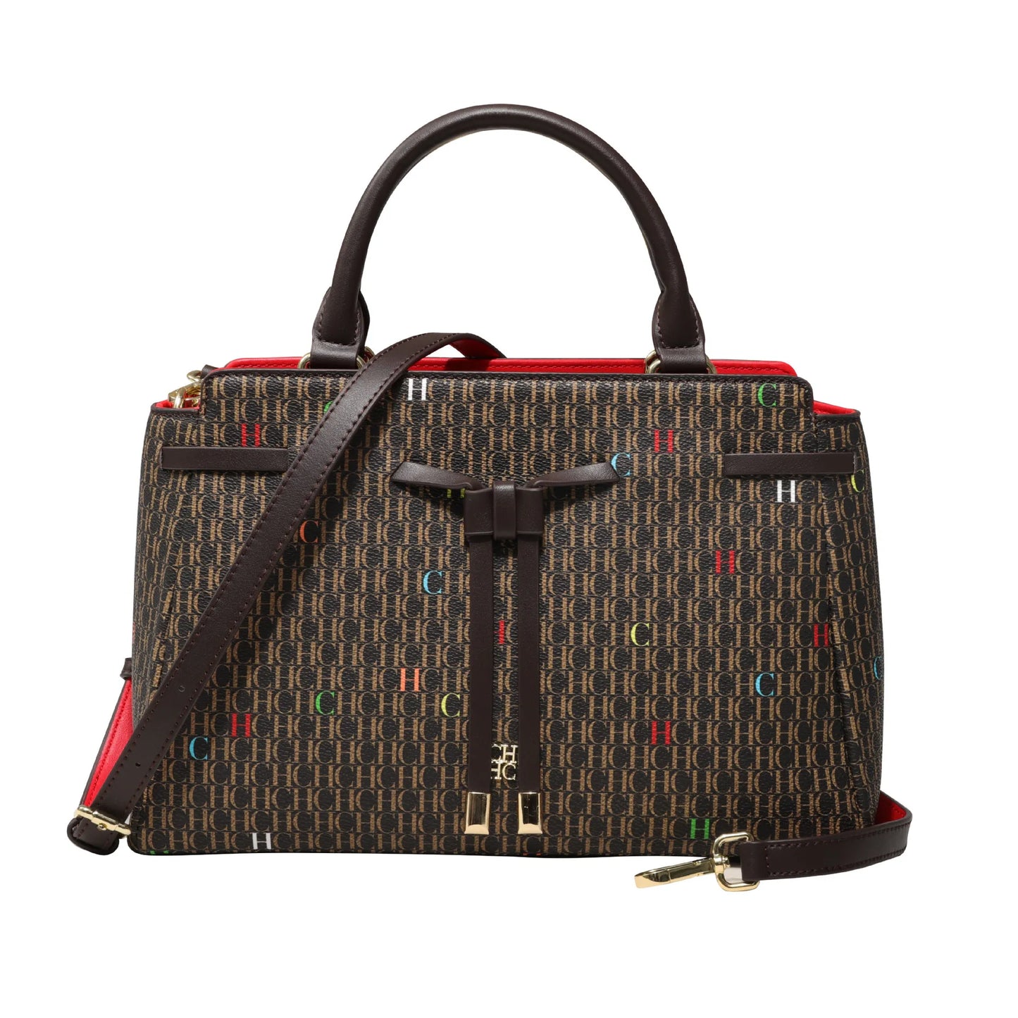 Carolina Herrera Business Simple Women's Handbag Fashion Design Classic Design Vintage Shoulder Bag Lightweight