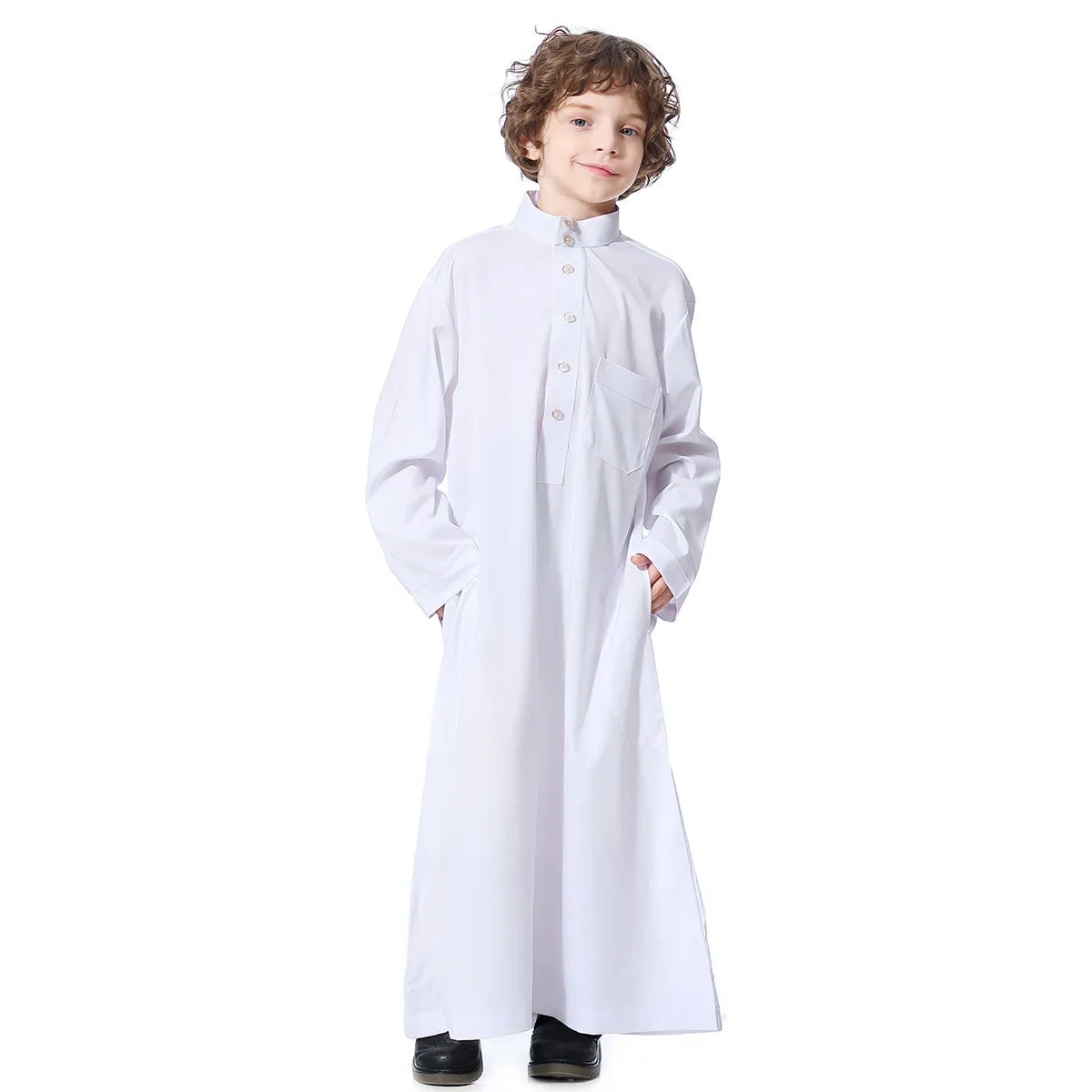 Abaya Dubai Long Robe Boys Jilbab Khimar Turkey Ramadan Muslim Clothes Kaftan Moroccan Islam Hijab Abayas Arab Islamic Clothing