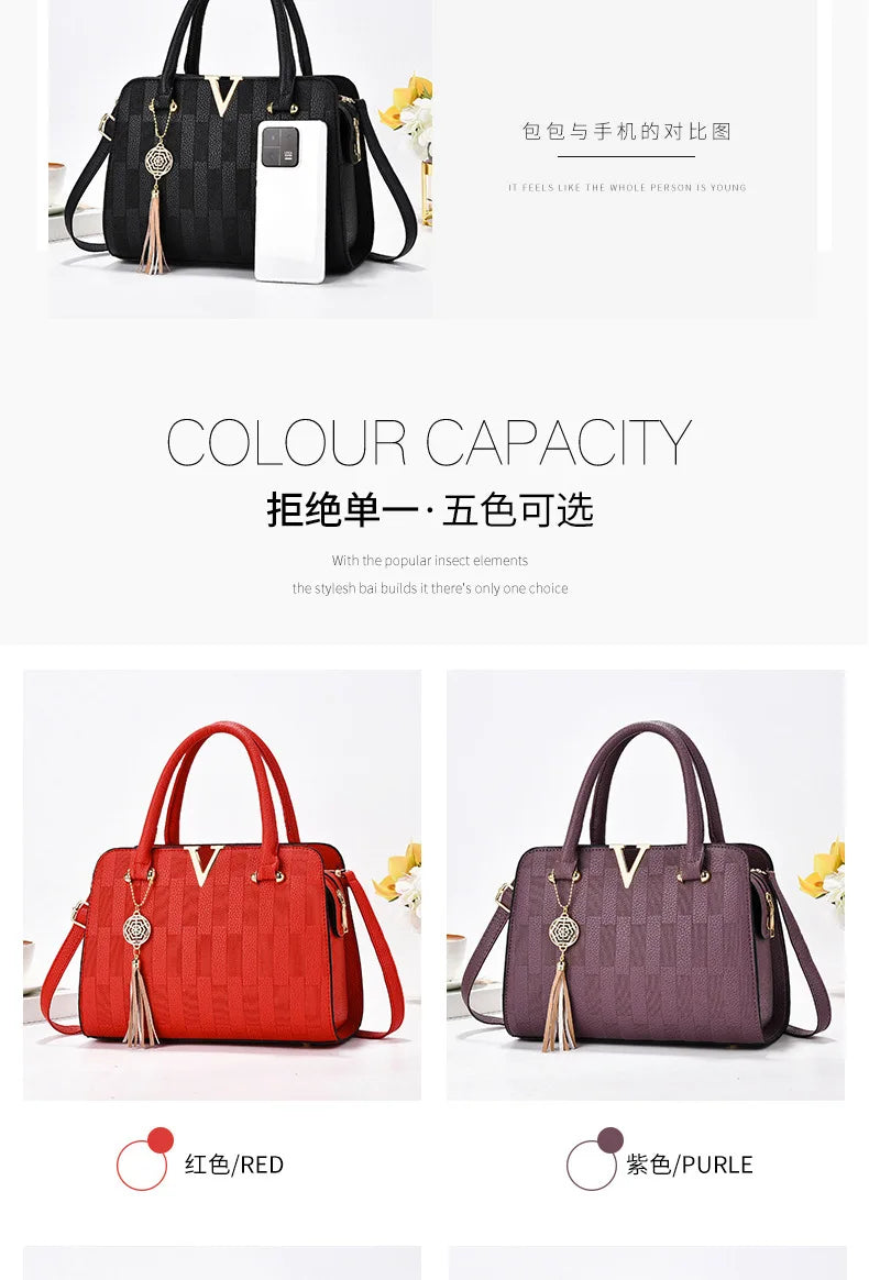 Women bag Handbag for women 2026 sac a main Casual foreign style Canvas large capacity ladies trend fashion elegant bag