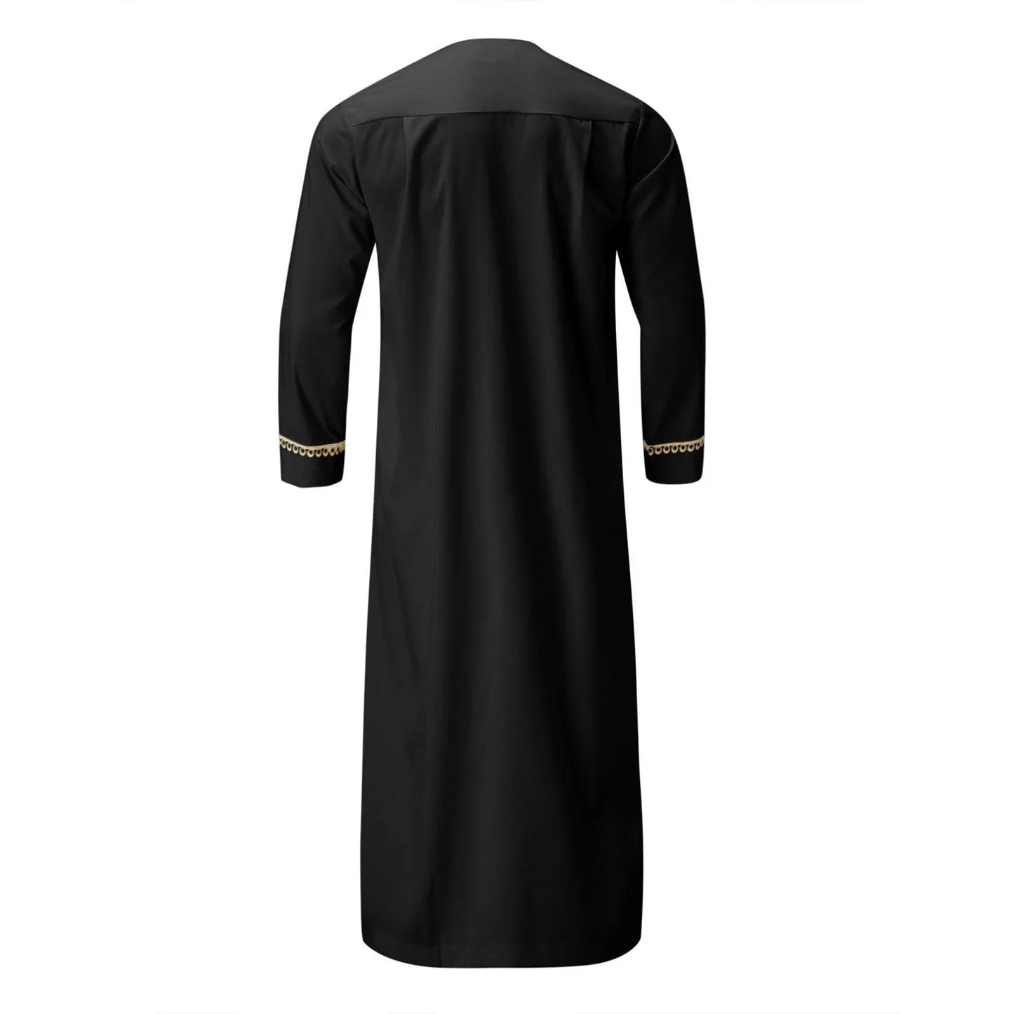 2026 New Muslim Middle Eastern Arab Robe Men's Round Neck Garment