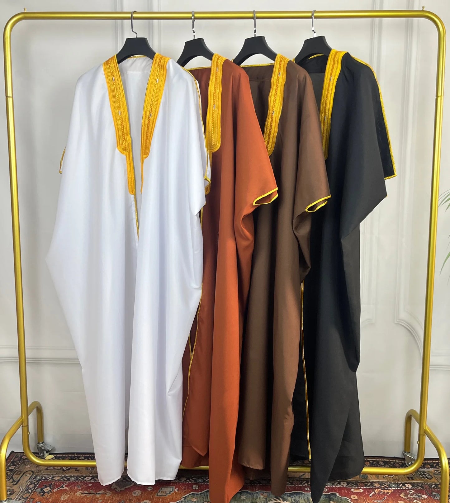Islamic Dubai Saudi Abayas Prayer Abaya Middle East Mens Robe Muslim Dress Kimono Dishdasha Clothing Kaftan Ramadan Jubba Thobe