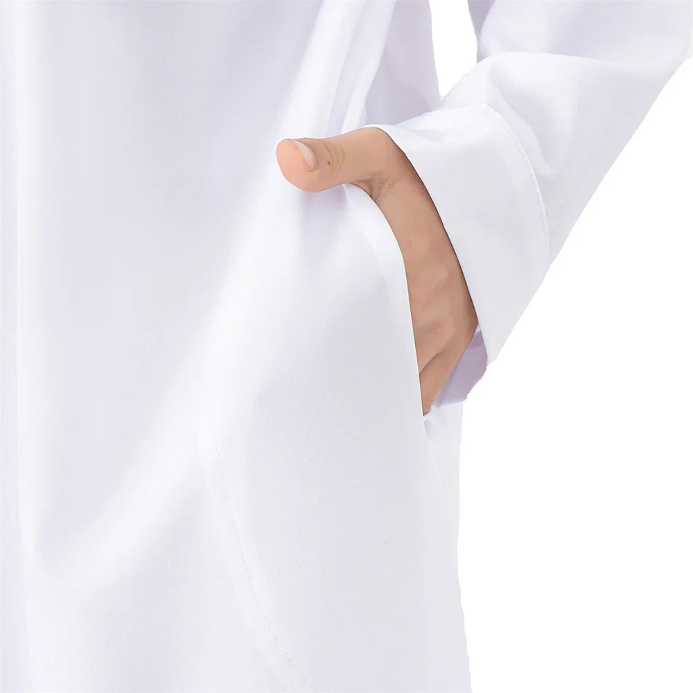 Muslim Kids Boys Jubba Thobe Robe Turkey Arabic Islam Dubai Abayas For Prayer Clothes Djellaba Robe Musulmane Hombre
