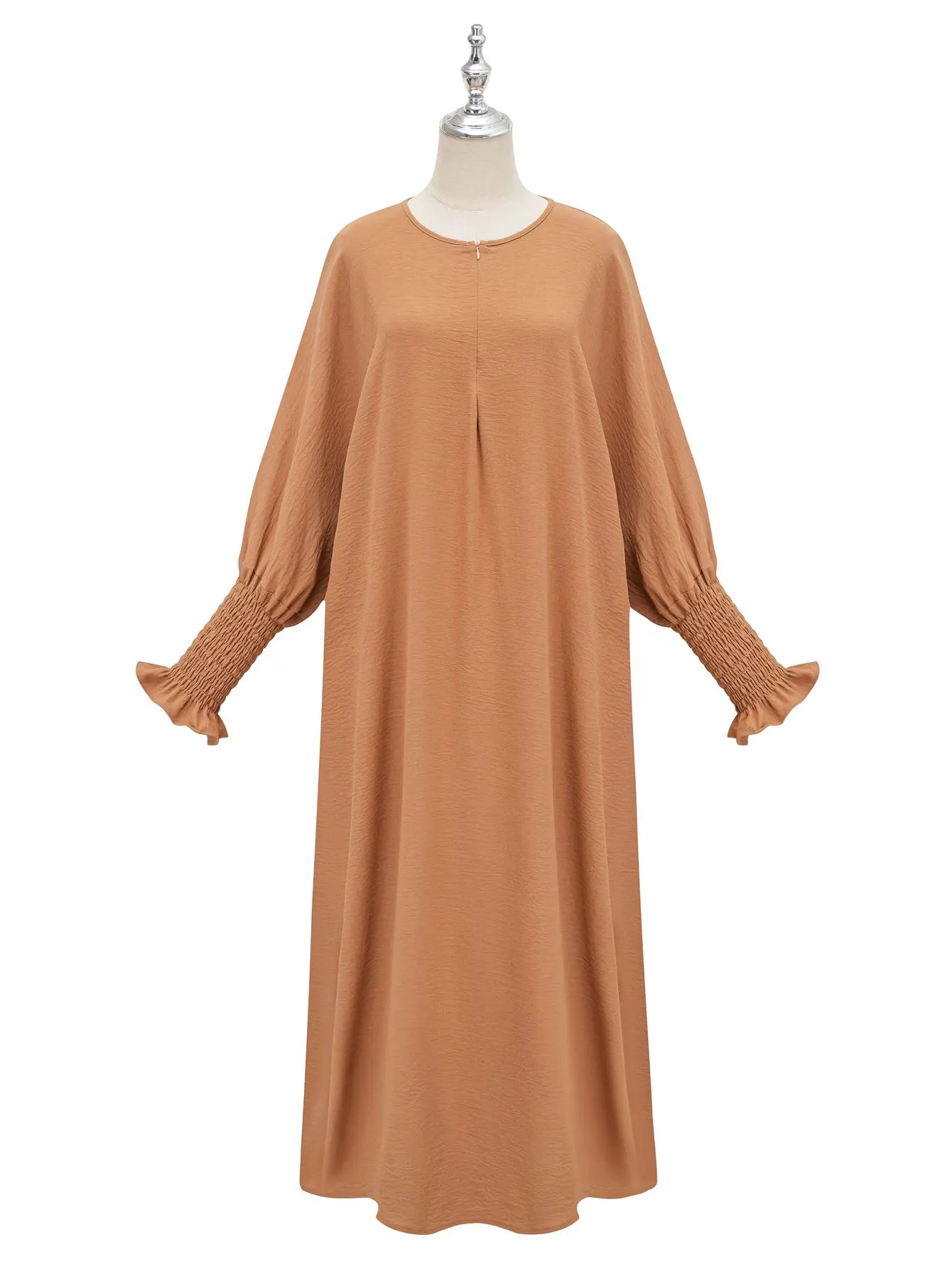 Minimalist Black Front-Zip Plain Abaya Maxi Dress Women Muslim Egyptian Kaftan Ramadan Jalabiya Islam Saudi Arabic Outfits 2025