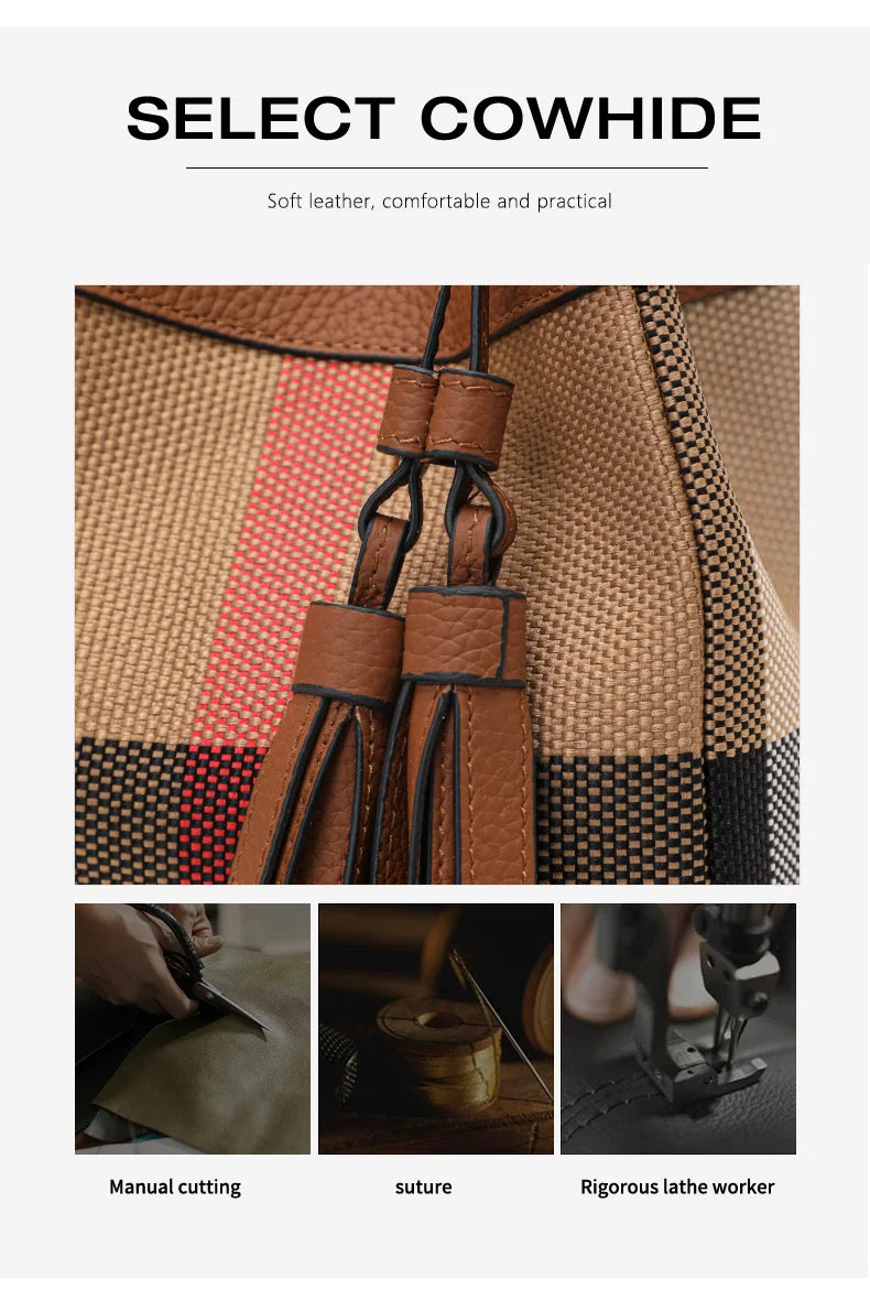 Aidrani Small Checkered Handbag: Chic Design, Signature Style