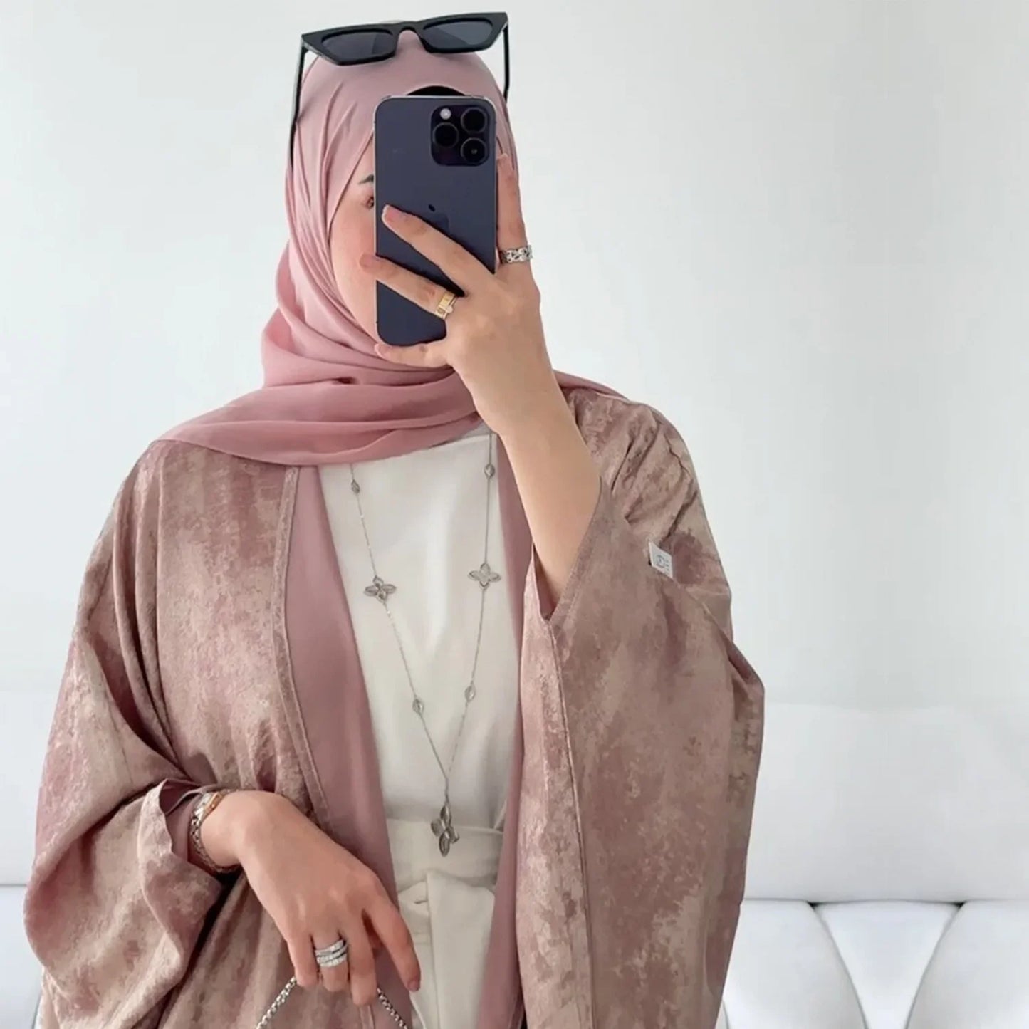 Eid Sliky Abaya Muslim Party Dress Women Ramadan Abaya Bat Sleeve Belt Morocco Kaftan Vestidos Largos Dubai Robe Jalabiya 2026