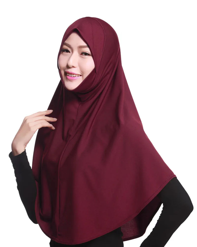 BOHOWAII Muslim Islamic Modal Hijab Scarf Instant Hijabs Headscarfs for Women Long Scarves Head Wrap Shawl Bonnet Hijabe Femme