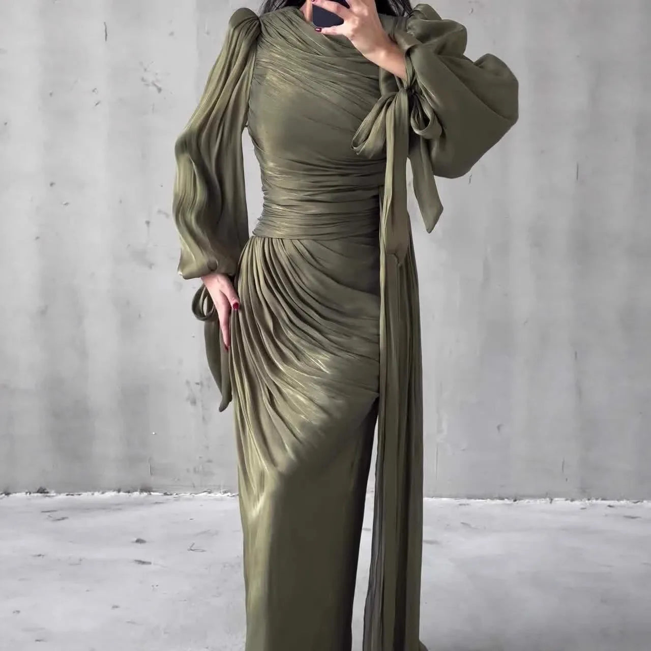 Eid Silky Muslim Women Party Dreses Jalabiya Ramadan Abaya Dubai Evening Long Dresses Vestidos Largos Arab Robe Morocco Kaftan