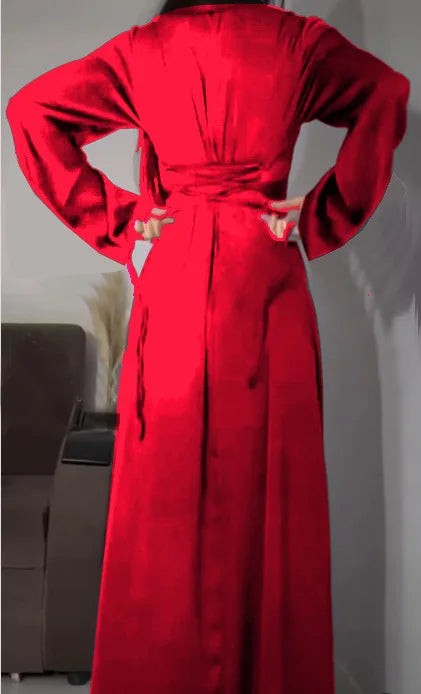 Muslim Long Dress for Women Party Abaya Vestidos Diamonds Ramadan Morocco Dubai 2025 Abayas Kaftan Islam Arab Robe Jalabiya