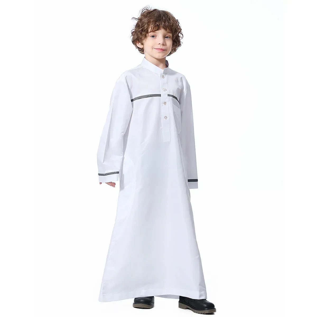 Abaya Dubai Long Robe Boys Jilbab Khimar Turkey Ramadan Muslim Clothes Kaftan Moroccan Islam Hijab Abayas Arab Islamic Clothing