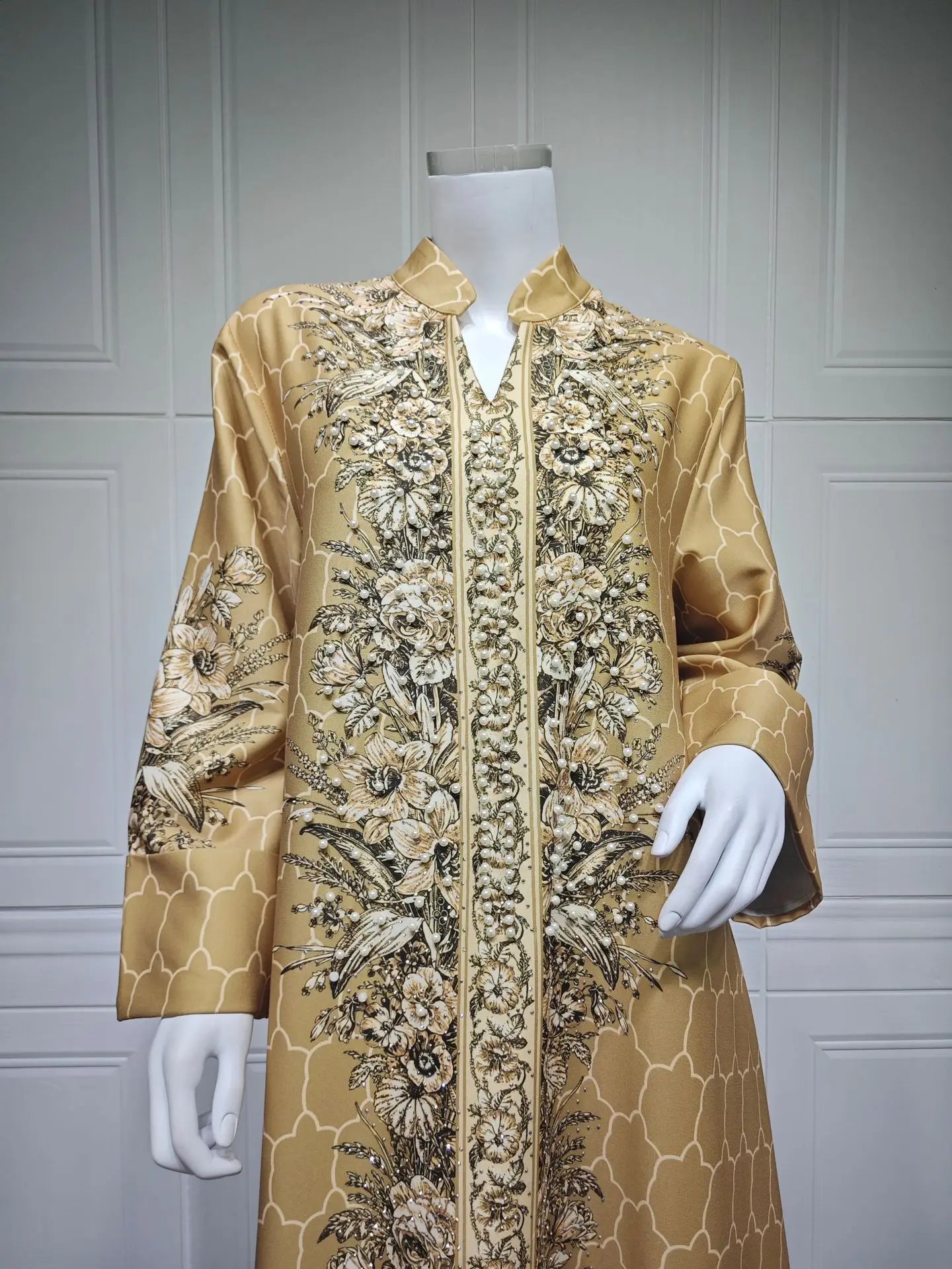 Muslim Dress Women Abaya Eid Diamond Party Dresses Arab Long Robe Print Abayas Dubai Morocco Kaftan Islam Jalabiya Vestidos 2026