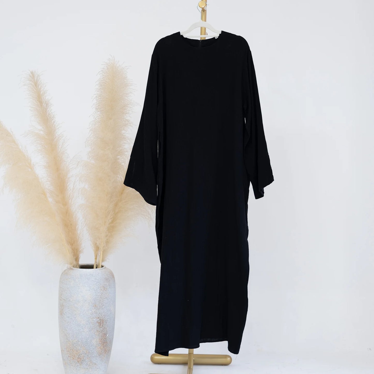 Eid Muslim Abaya Dress for Women Split Sleeve Modest Prayer Dresses Jalabiya Morocco Abayas Kaftan Islam Vestidos Arab Long Robe