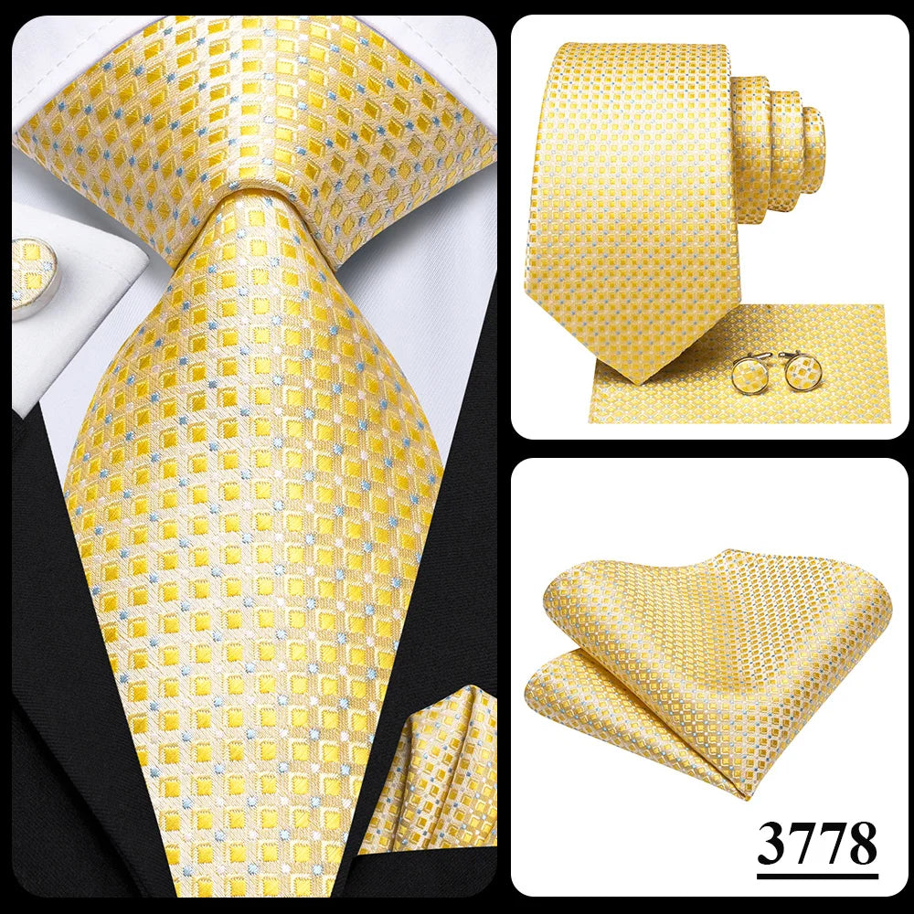 Hi-Tie Teal Green Floral Mens Fashion Necktie Handkerchief Cufflinks for Tuxedo Accessory Classic Silk Luxury Tie for Man Gift