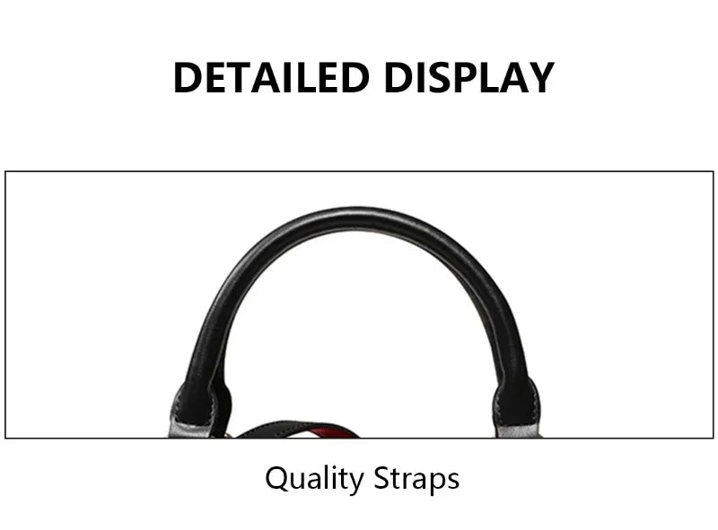 Carolina Herrera Business Simple Women's Handbag Fashion Design Classic Design Vintage Shoulder Bag Lightweight