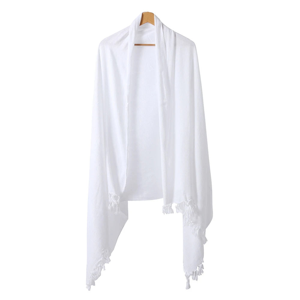 2 Pieces Ihram Pilgrimage Towel Muslim Arabic Hajj Clothing Mens Islamic Ramadan Prayer Worship Costumes Jubba Thobe Middle East