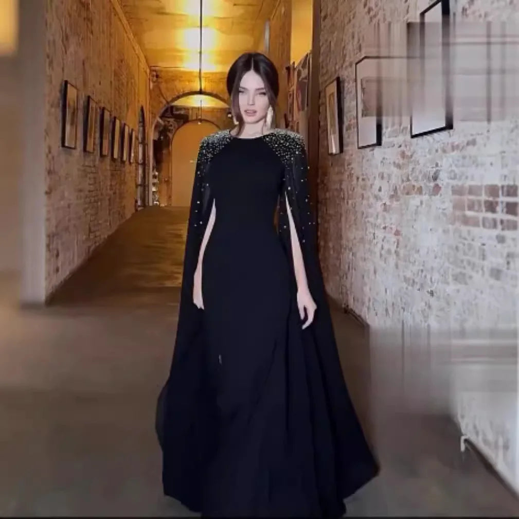Abaya, Middle Eastern Hot Drilling Robe Evening Gown,  Muslim Women's Long Robes,  Saudi Arabia Caftan Islam Clothes for Muslim
