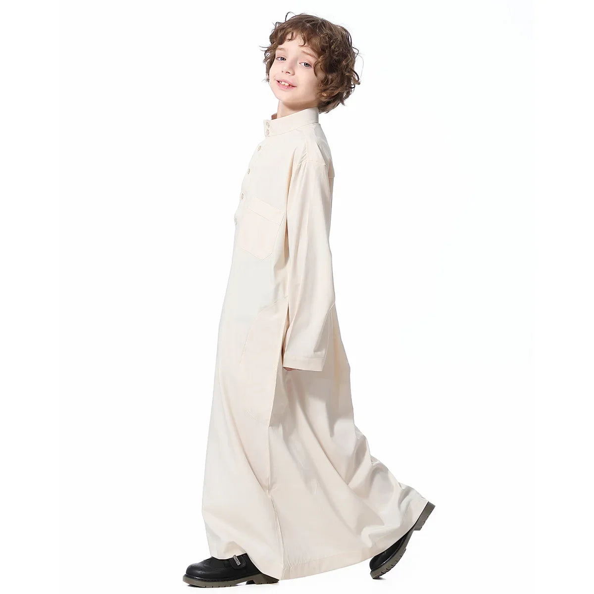 Abaya Dubai Long Robe Boys Jilbab Khimar Turkey Ramadan Muslim Clothes Kaftan Moroccan Islam Hijab Abayas Arab Islamic Clothing
