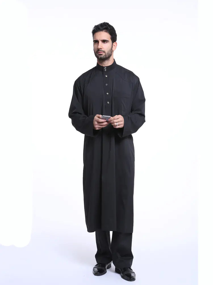 Men's Arabic Thobe - Hui Style Traditional Robe