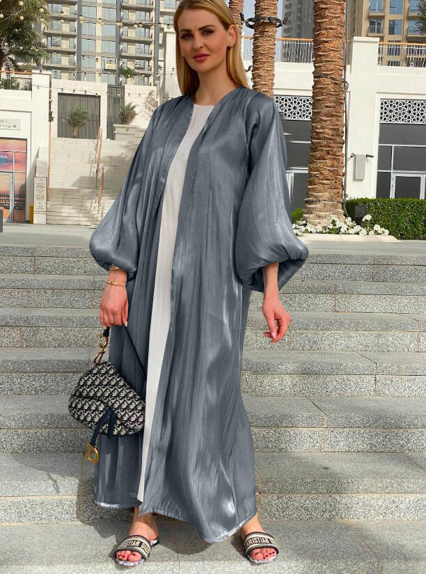 Puff Sleeved Abaya Cape