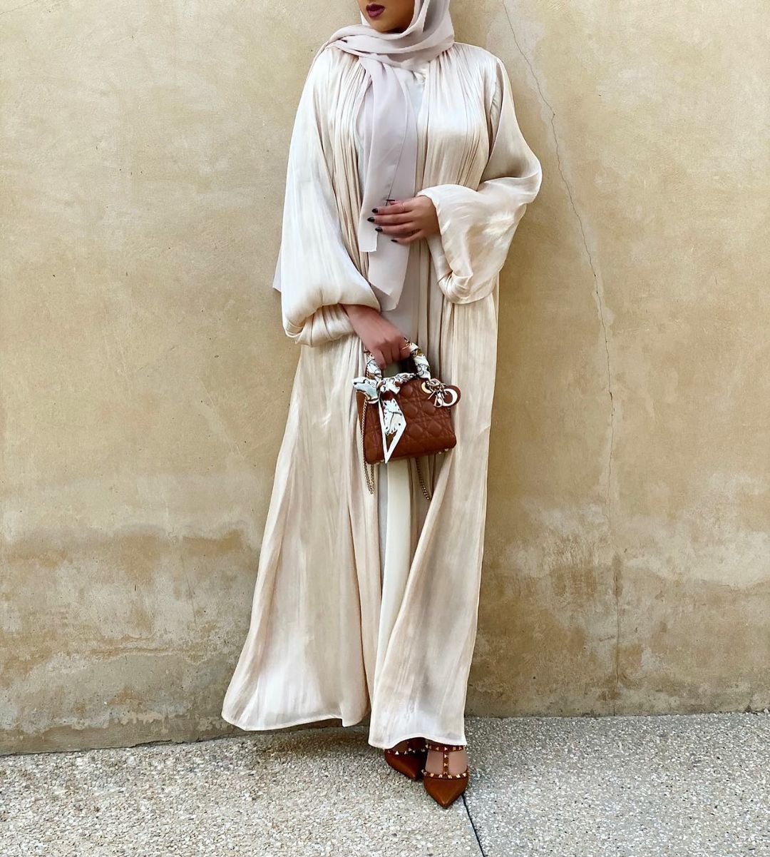 Puff Sleeved Abaya Cape