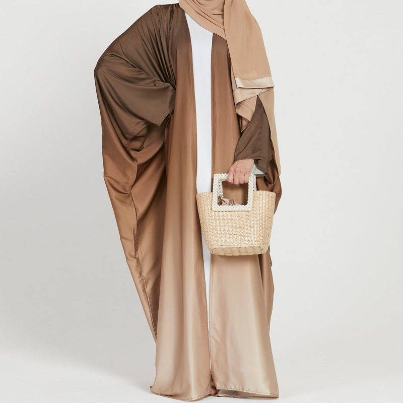 Elegant Tie-dye Gradient Abaya