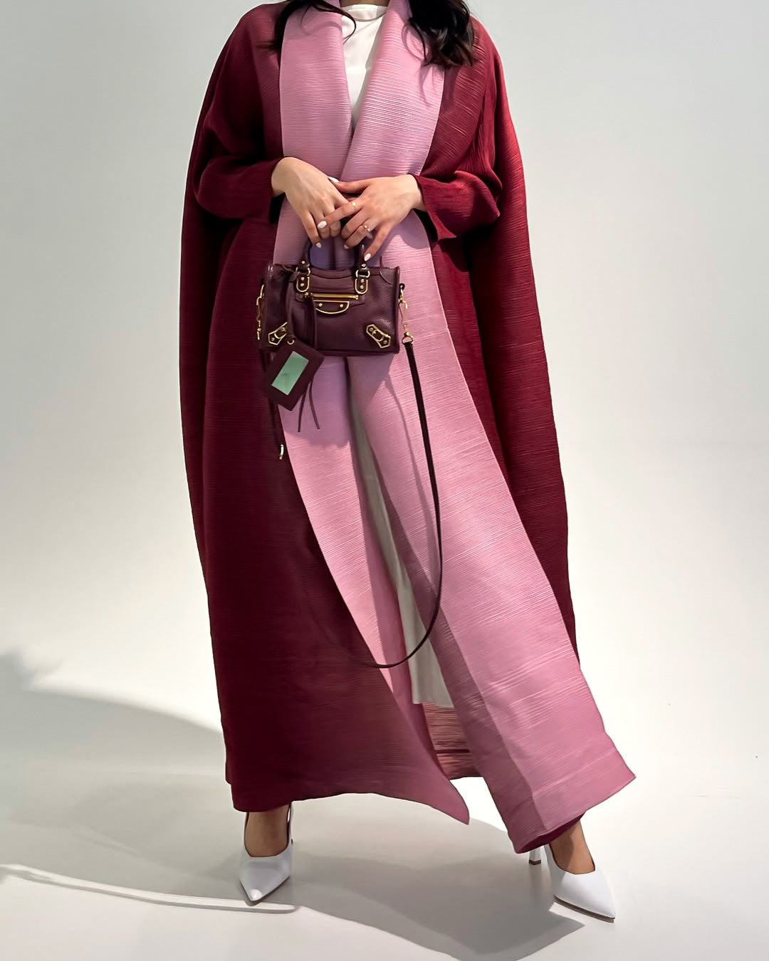 Fashionable Gradient Abaya Cape