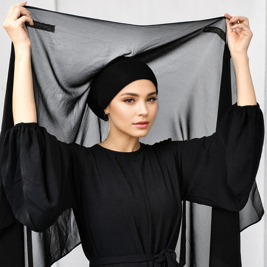 Instant Chiffon Scarf, Pinless Hijab