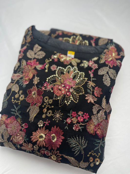 Husan e Jahan - Luxury Chiffon Suit with Chiffon Dupatta - Ready to Wear - VS1 - D2 - Eid 2025-SD