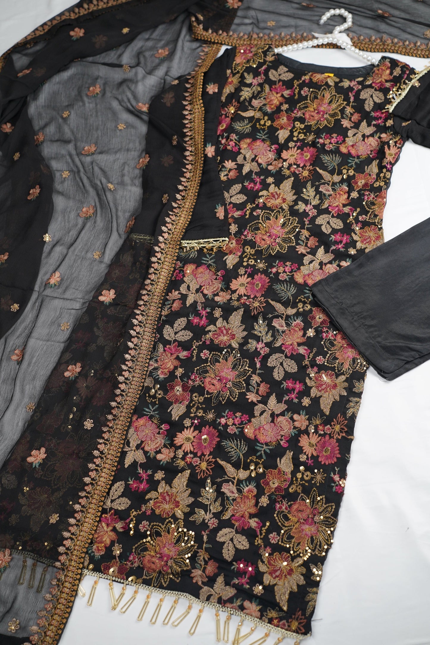 Husan e Jahan - Luxury Chiffon Suit with Chiffon Dupatta - Ready to Wear - VS1 - D2 - Eid 2025-SD