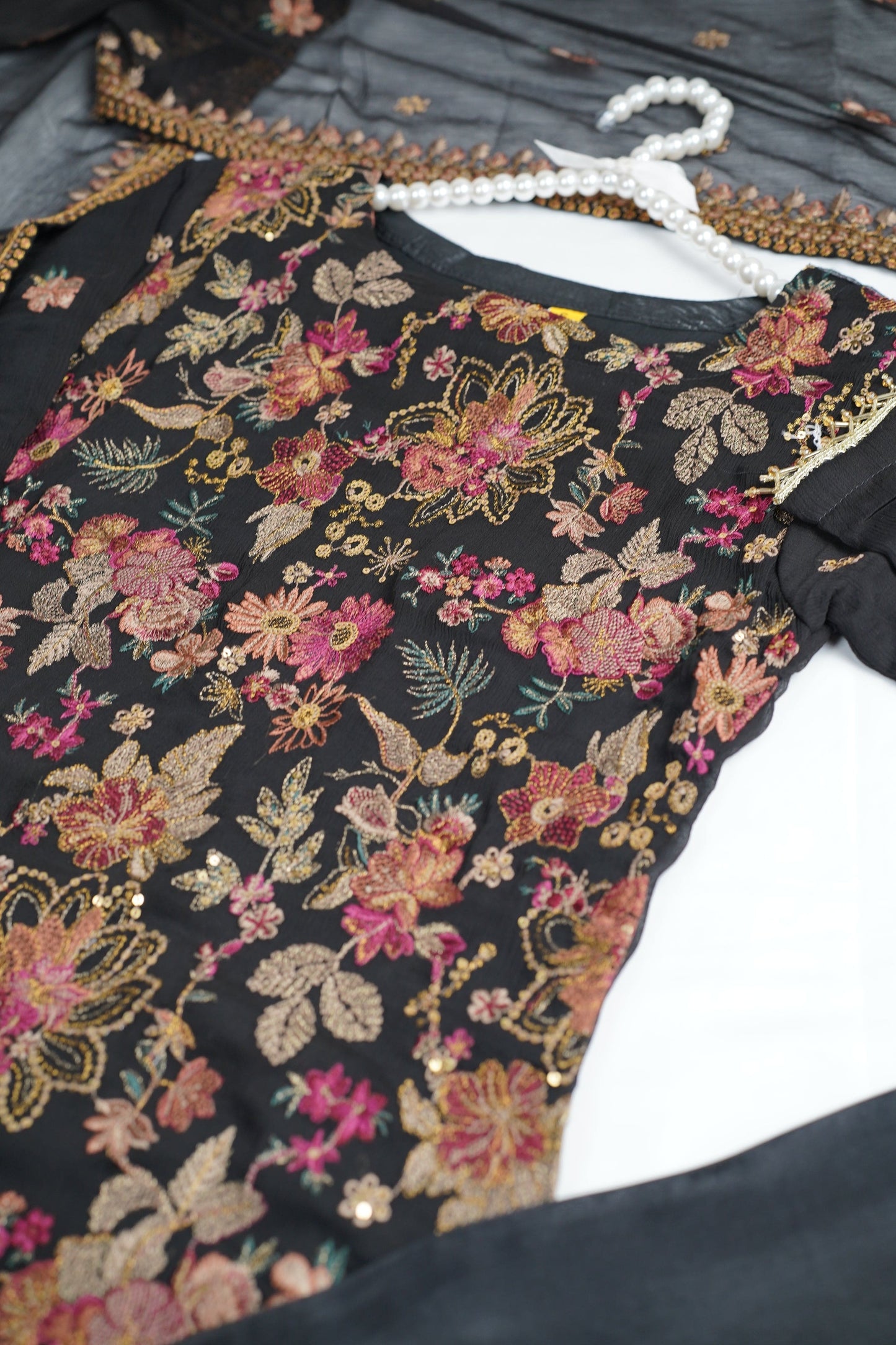 Husan e Jahan - Luxury Chiffon Suit with Chiffon Dupatta - Ready to Wear - VS1 - D2 - Eid 2025-SD