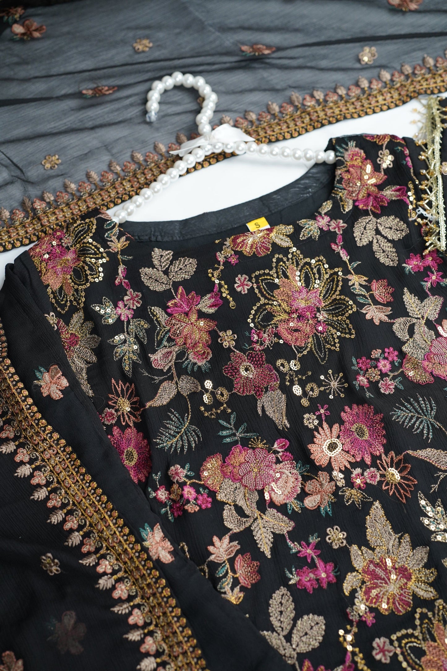 Husan e Jahan - Luxury Chiffon Suit with Chiffon Dupatta - Ready to Wear - VS1 - D2 - Eid 2025-SD