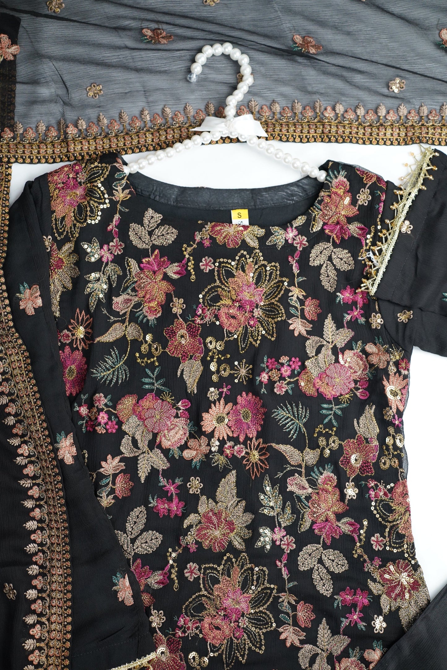 Husan e Jahan - Luxury Chiffon Suit with Chiffon Dupatta - Ready to Wear - VS1 - D2 - Eid 2025-SD