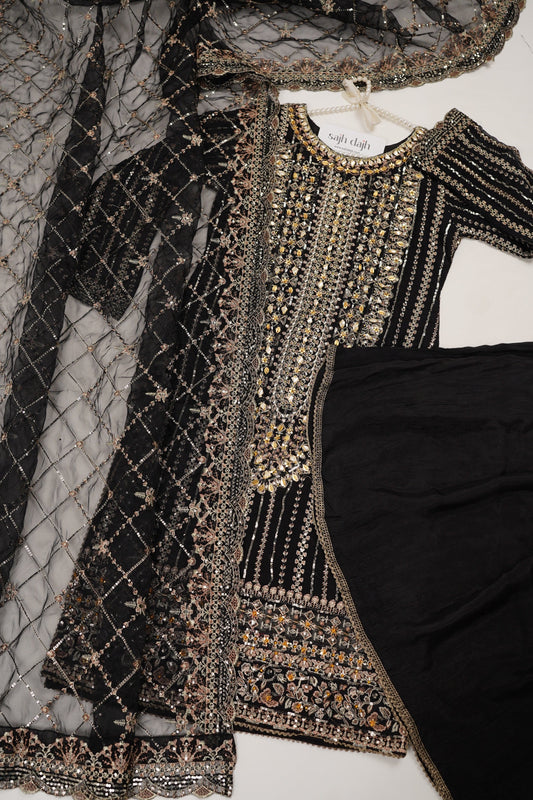 Tehwar - Luxury Festive Collection with Gharara - Ready to Wear - V1 - D4