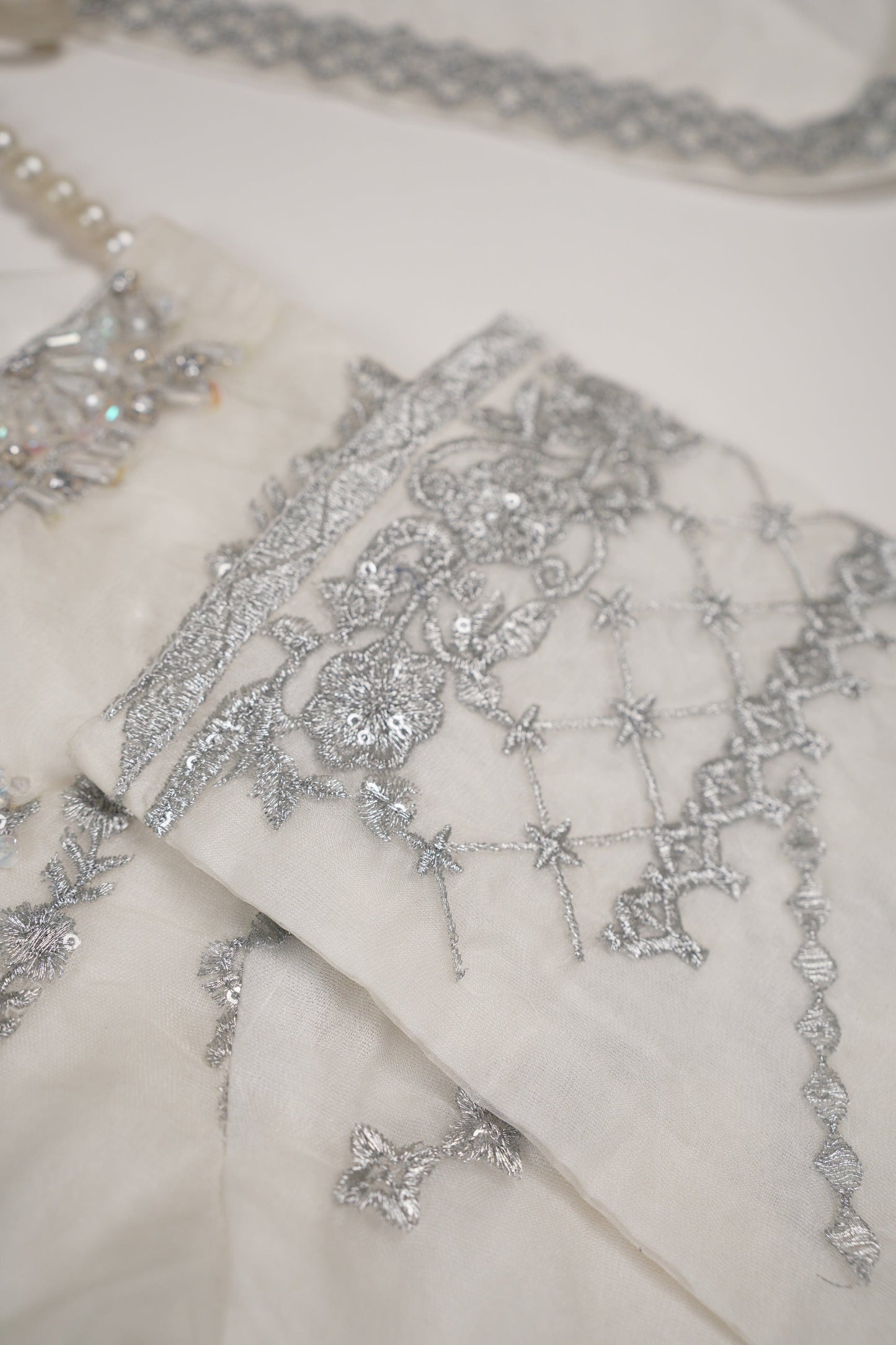 Tehwar v3- Luxury Organza Outfit with Gharara- Ready to Wear- D1
